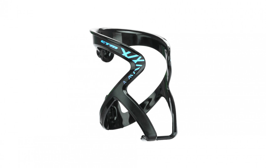 Držiak na fľašky CTM ESVE, čierna/azúrová