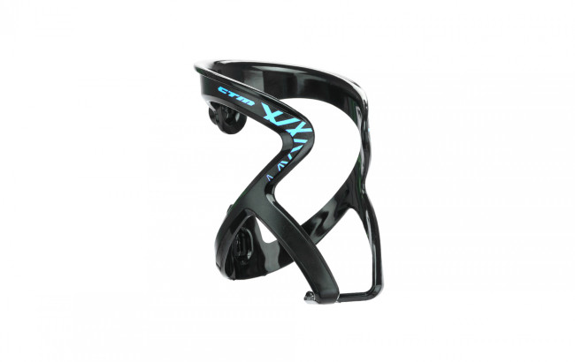 Držiak na fľašky CTM ESVE, čierna/azúrová