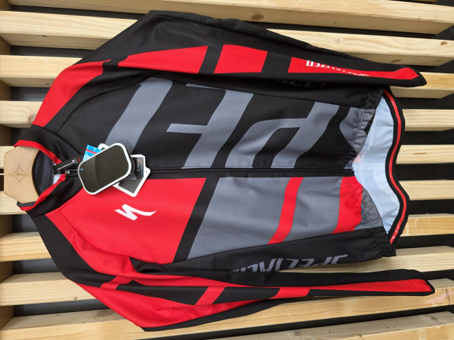 Specialized Element Rbx Comp Logo LS Jersey - red/anthracite - S