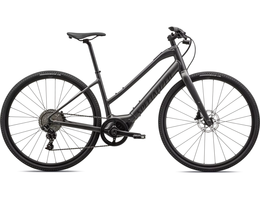 Specialized Turbo Vado SL 4.0 Step-Through - L,Smoke / Black Reflective, 2023 TESTBIKE
