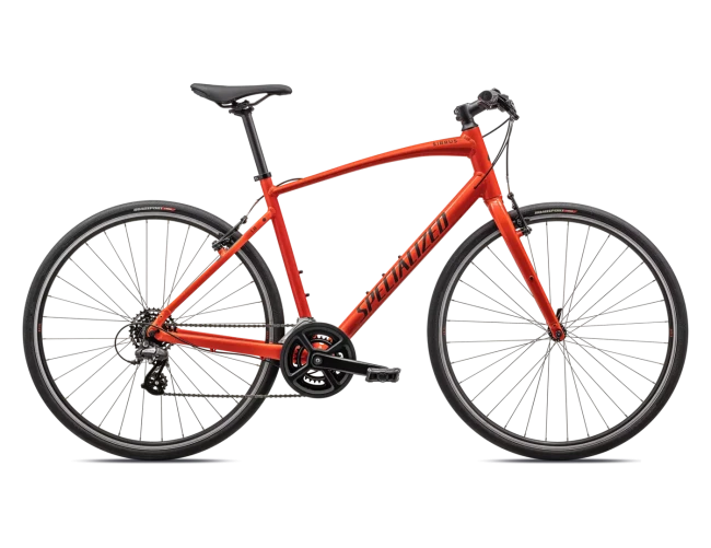 Specialized Sirrus 1.0 - S, GLOSS FIERY RED / SATIN BLACK REFLECTIVE, 2023