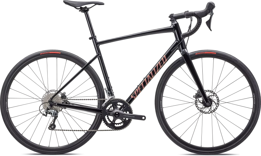 Specialized ALLEZ E5 DISC SPORT - S/52, Gloss Tarmac czarny, 2024