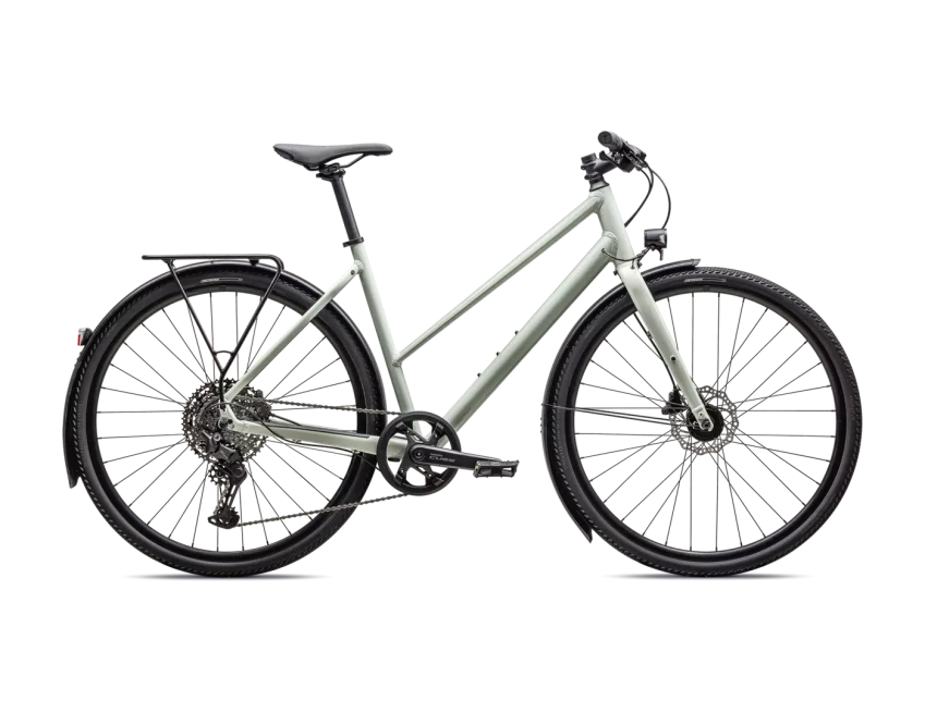 Specialized Sirrus X 3.0 Step-Through EQ - M,Gloss Spruce / White Sage Reflective, 2025