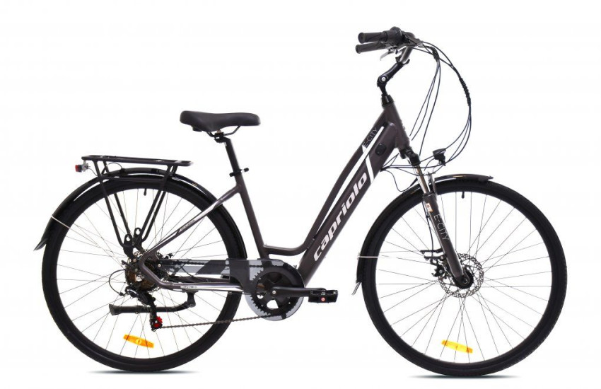CAPRIOLO E-BIKE E-CITY LADY - L  , Silver,  2025
