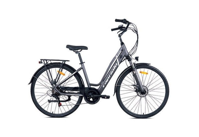 CAPRIOLO E-BIKE E-CITY LADY - L ,GREY, 2025