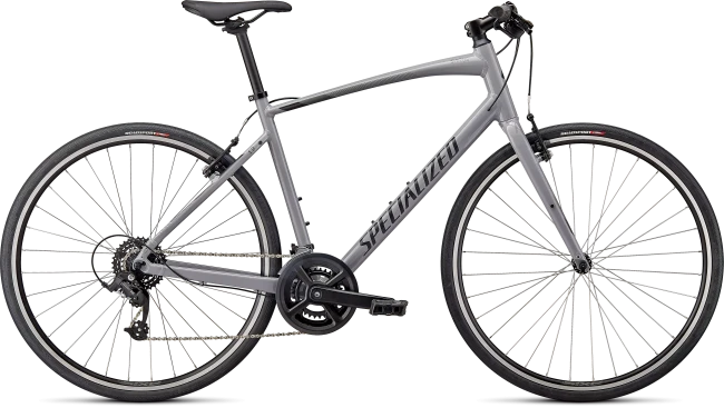 Specialized SIRRUS 1.0 - S, Gloss Cool Grey / Rook / Satijn Zwart Reflecterend, 2023