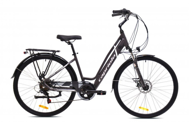 CAPRIOLO E-BIKE E-CITY LADY - L  , Silver,  2025