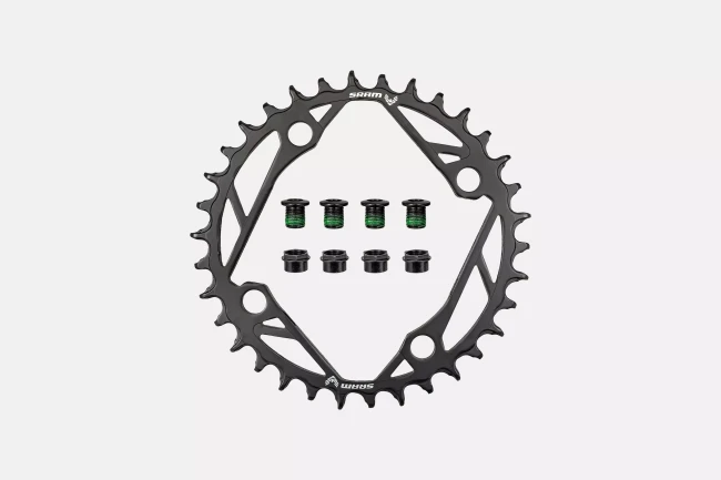 Specialized CHR TURBO, 34T, T-TYPE 12-SPD, 4-BOLT, 104BCD, 1X RING, STEEL, SRAM (00.6218.034.003)