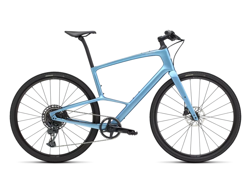Specialized Sirrus X 6.0 - M, Satin Glacial Metallic/ Sliver Dust Frost Reflective, 2025
