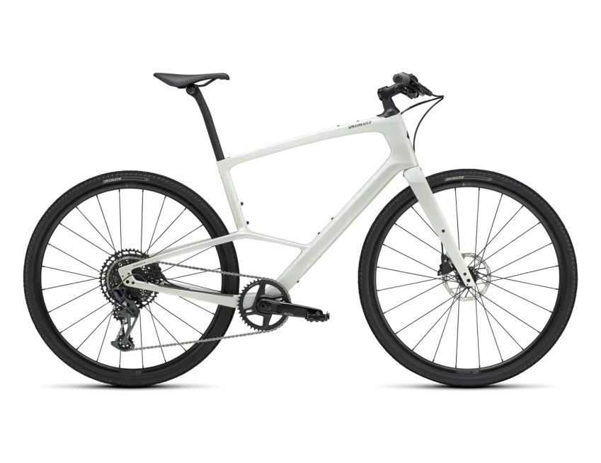 Specialized Sirrus X 6.0 - L, Gloss Dune White / Obsidian Fade Refletive, 2025
