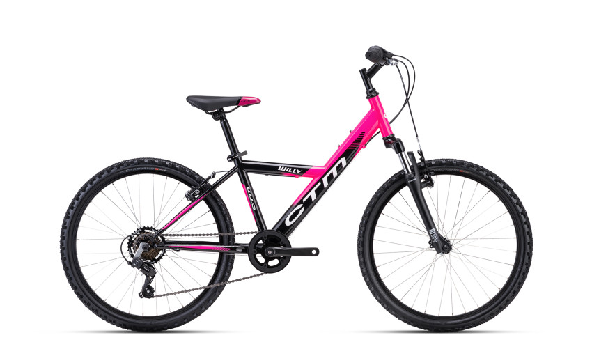 CTM WILLY - black / pink 14", 2024