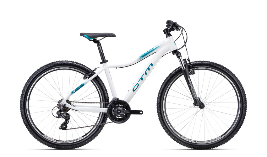 CTM CHARISMA 1.0 27,5 - biela perleť / mint L (18"), 2023 