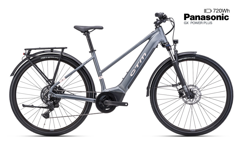 CTM SENZE GX Lady - matt grey / staropink pearl L (18), 2025 