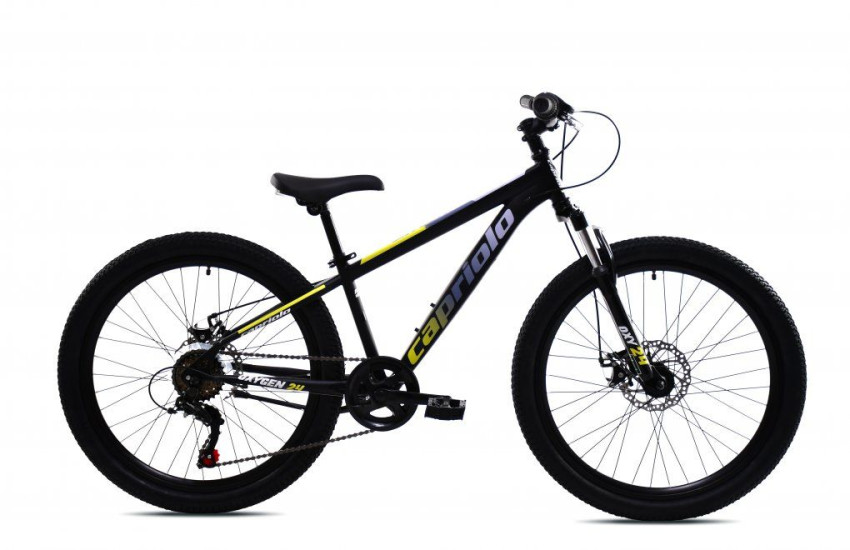 CAPRIOLO OXYGEN 24" Disc brake,ČIERNOŽLTÝ ,2025